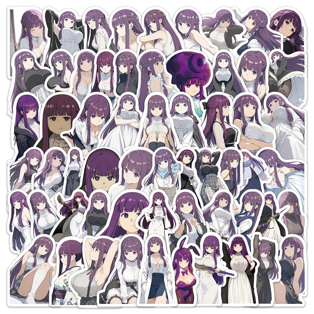 10/60 Phelan Frieren: ما وراء نهاية الرحلة ملصق جرافيتي أنيمي مثير فتاة شارات دفتر ملاحظات الهاتف الغيتار الأمتعة كوب لعب طفل