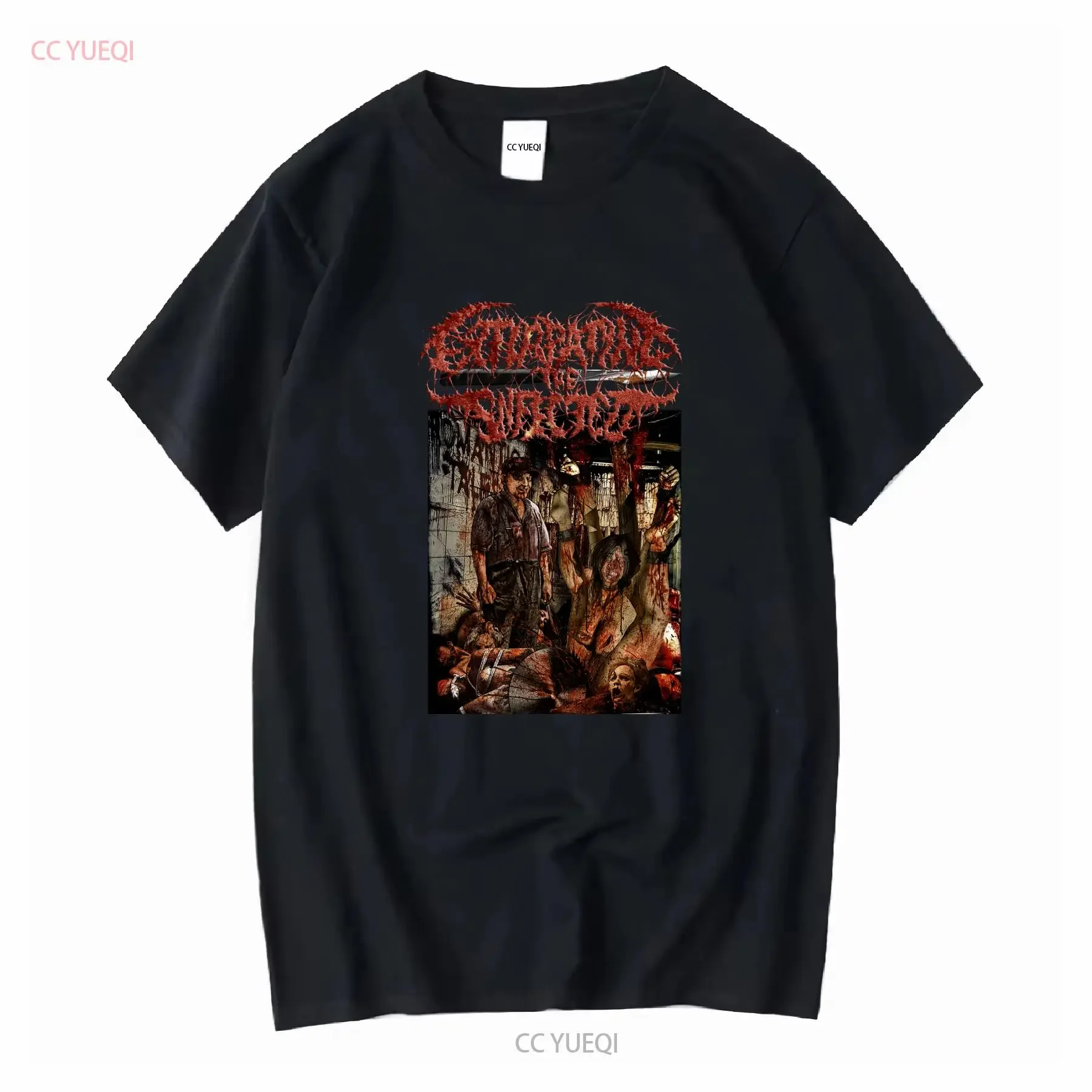 Extirpating The Infected Brutal Mind T Shirt Size M Lividity Gorgasm Devourment long or short sleeves vintage Washed fashion