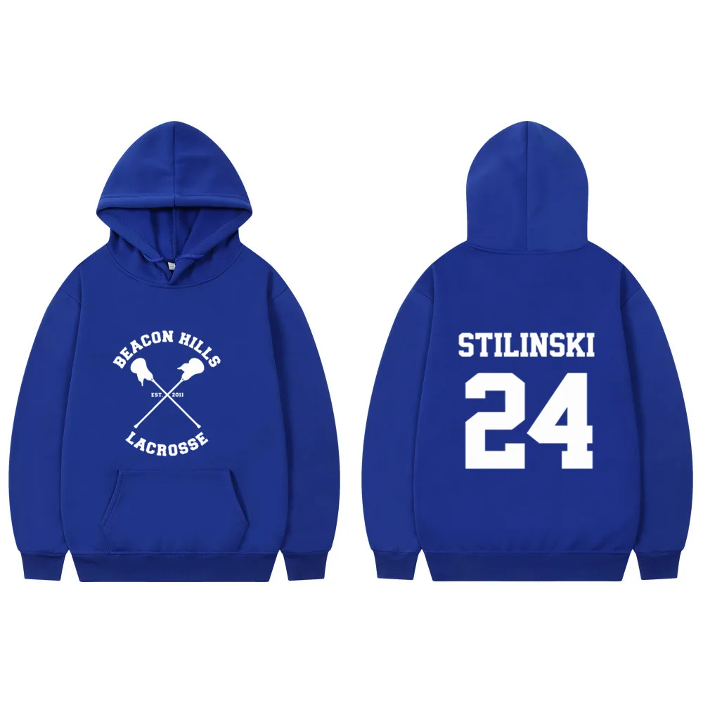 Fashion Beacon Hills Hoodies Men Women Teen Wolf Fan Stilinski 24 Trucksuit Unisex Hoodie Sport Hip Hop Clothes Sweatshirts Tops