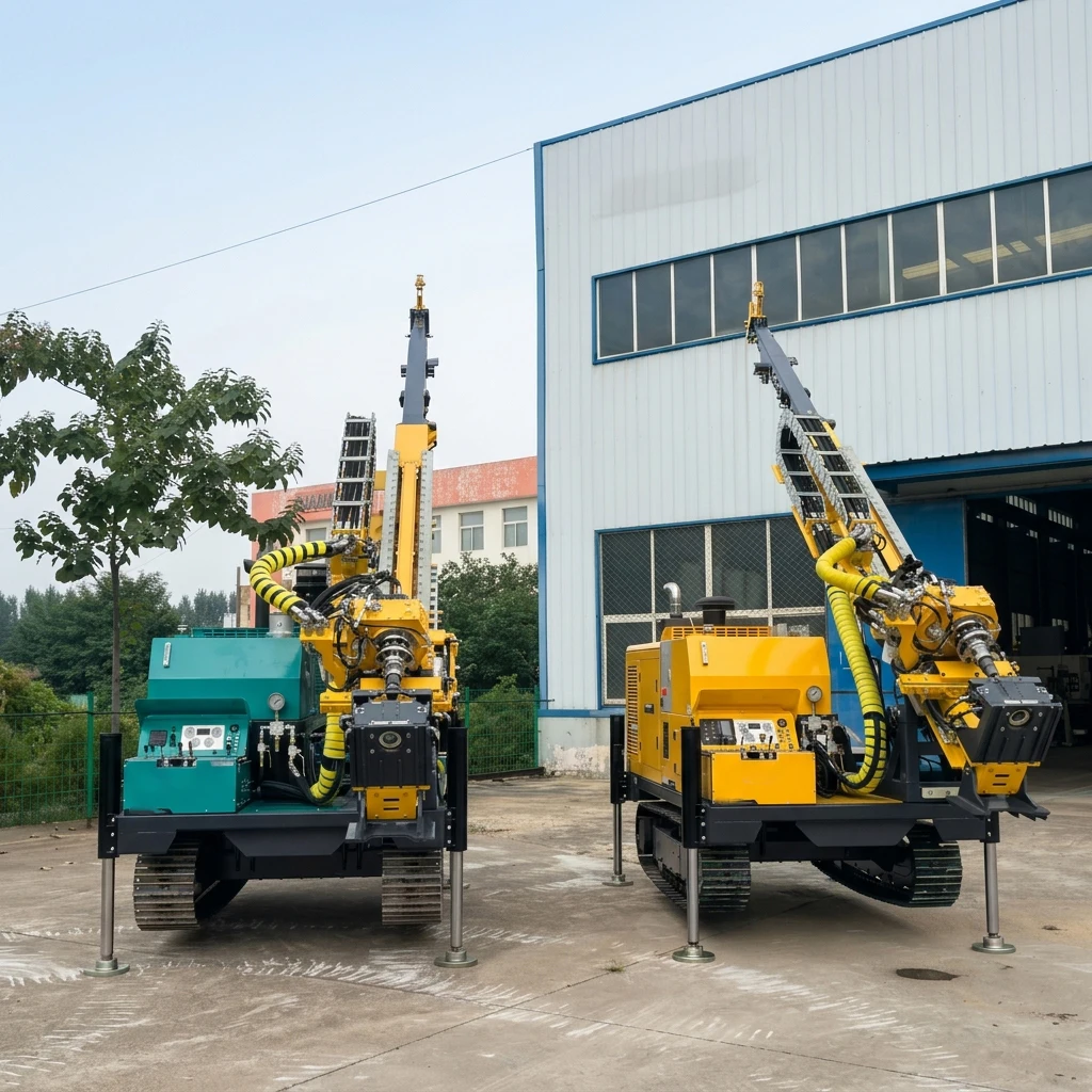 Coring Rig Diamond Core Drill Exploration Rig Fully Hydraulic Core Drilling Rig for Soil Sampling Depth 200-600m High Efficiency