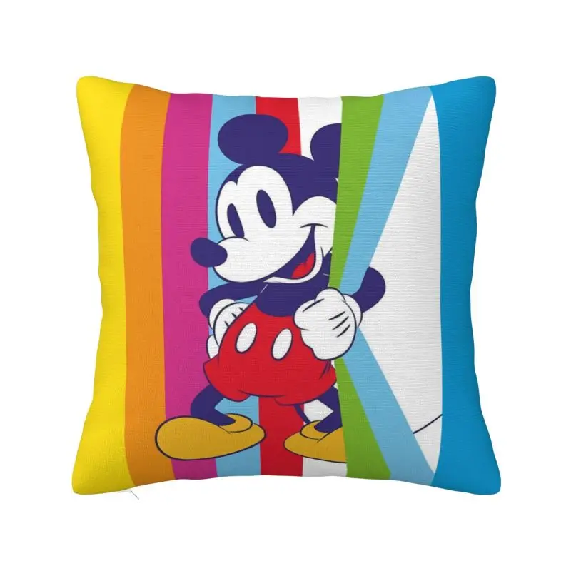 Modern Mickey Mouse Cushion Cover 40*40 cm Polyester Throw Pillow Case Bedroom Decoration Bedding Sofa Pillowcase