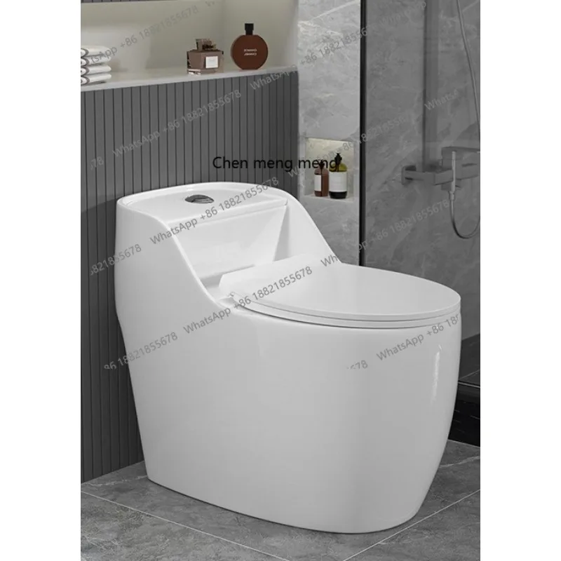Household toilet, toilet, super swirl siphon small apartment
