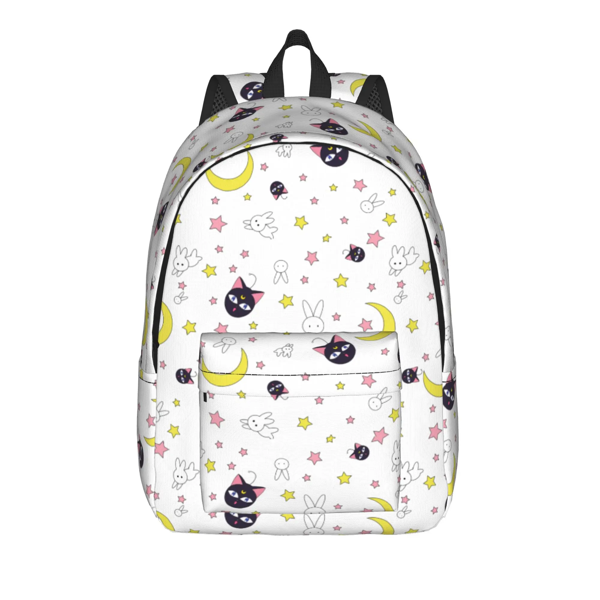 Sailors Moons Anime Backpack for Men Women Fashion High School Business Daypack  College Canvas Bags with Pocket
