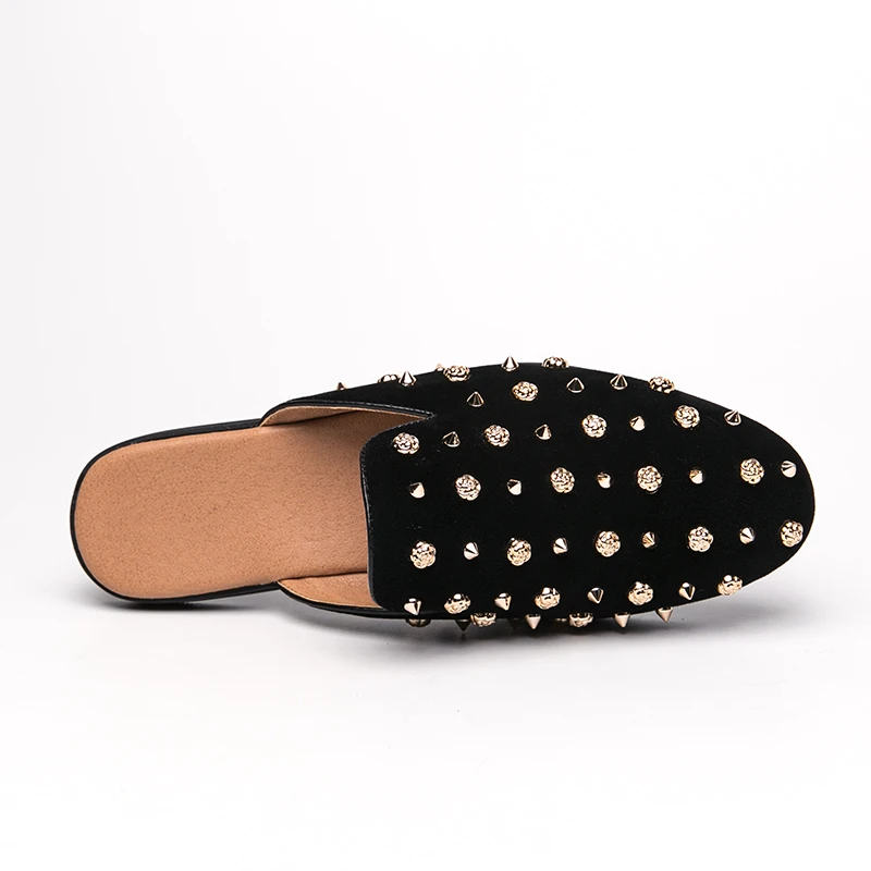 Men's Summer Backless Leather  - Suede Loafers Men บทวิจารณ์และราคา