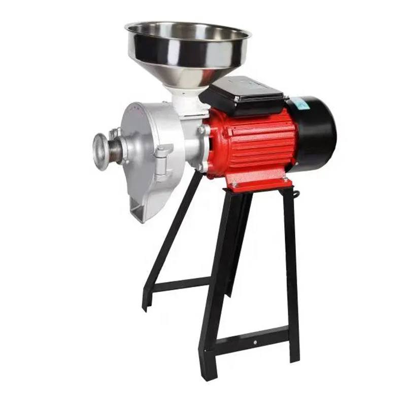 Heavy Duty Commercial Grain Grinder Multi-function Wet Dry Crusher for Chili Black Pepper Maize Wheat
