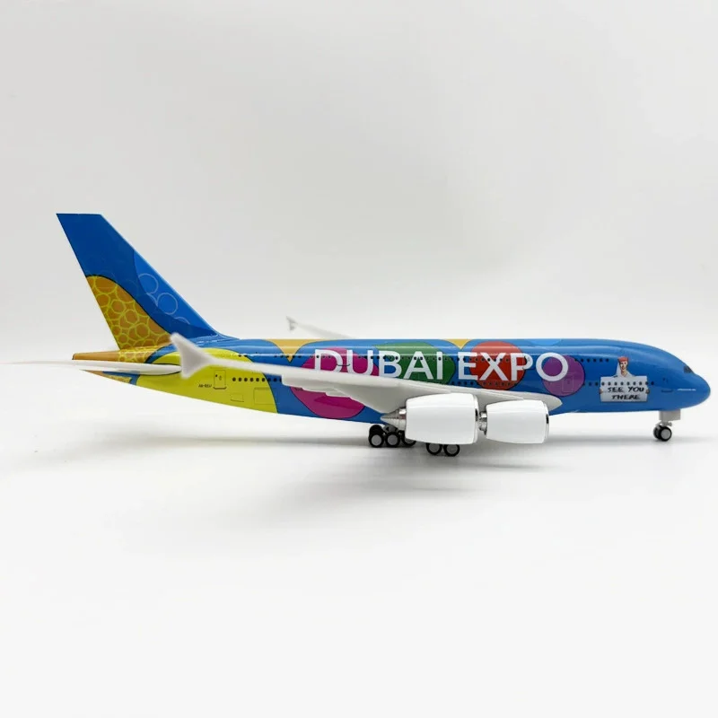 Display Toy Resin Plane 30CM Scale Model Diecast Airways A380