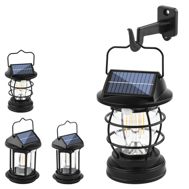 Imagem -03 - Luz de Indução Solar Portátil para Acampar Atmosfera ao ar Livre Sensor Iluminação Doméstica Iluminação do Jardim