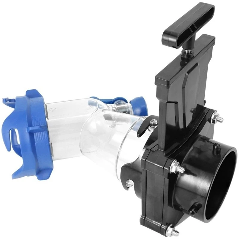 RV Tank Flush Kit,3 Inch 45 Degree Reverse Flush, Gate Valve Waste Water Valve Cleaner Accessories
