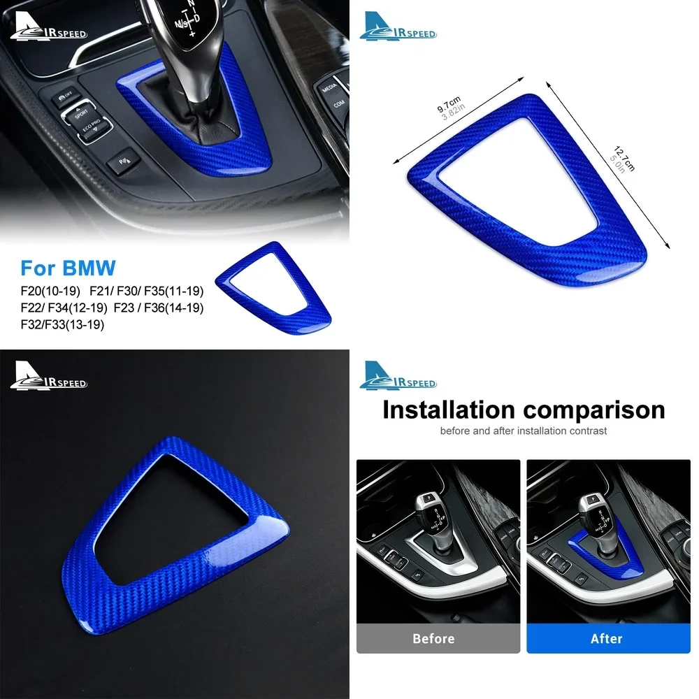 

Накладка на панель переключения передач из настоящего карбона для BMW F30 F20 F21 F22 F32 F34 F35 F23 F36 F33