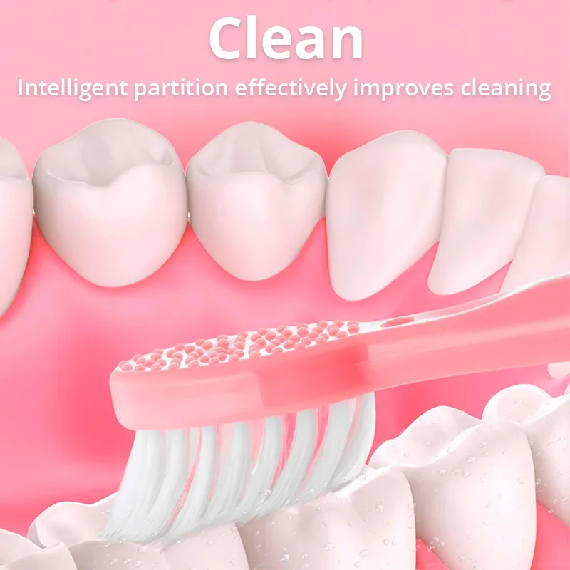 Tongwode 電動歯ブラシ 大人用 ソフト毛 ポータブル バッテリー E802 耐久性 IPX6 防水 インテリジェント 効果的