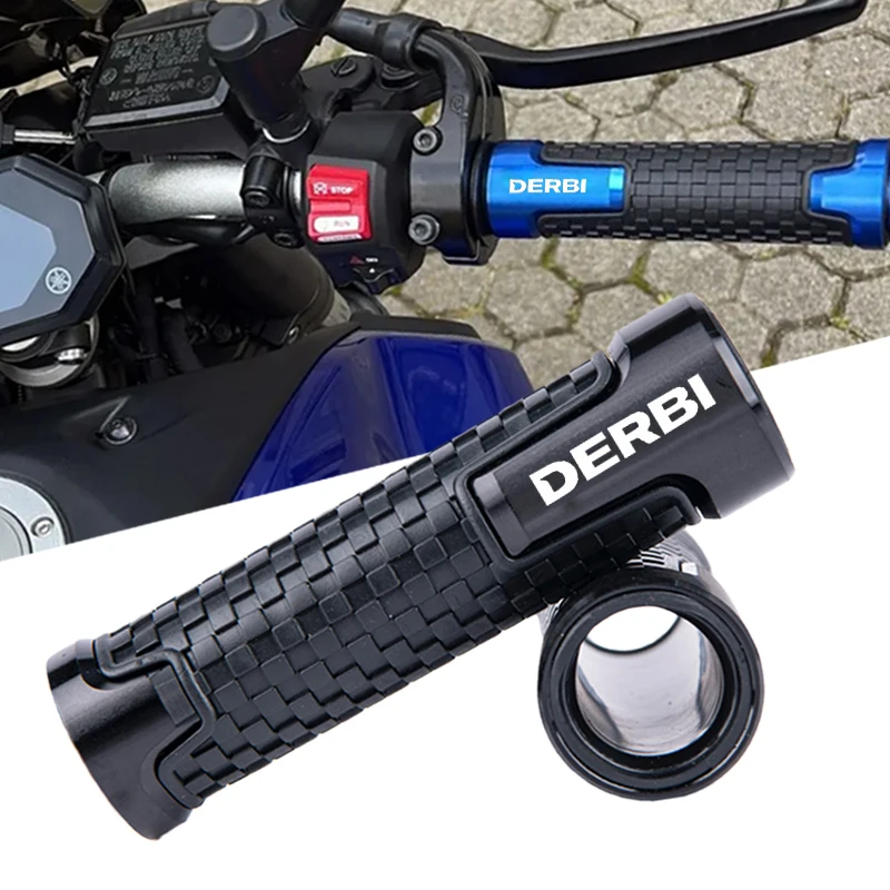 For DERBI EBE EBS D50B0 VARIANT SPORT R GPR Accessories Motorcycle Handlebar Grips CNC aluminum Rubber Hand Thruster Grips