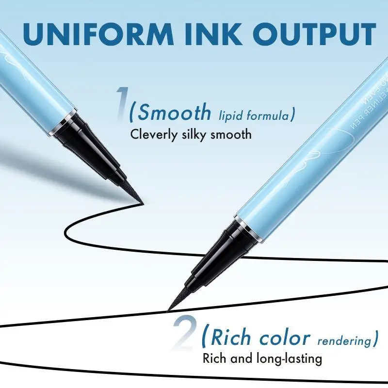Life Girls Liquid Eyeliner Pen With Smooth Continuous Ink Quick Drying Perfect For Daily Makeup All Day Wear