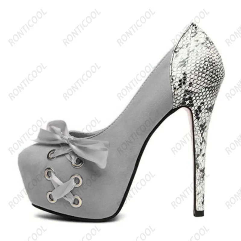 

Ronticool/Новые модные женские туфли-лодочки на платформе, пикантные туфли на шпильке с круглым носком, великолепные розовые туфли для вечеринок, размер США, большие размеры 5-20