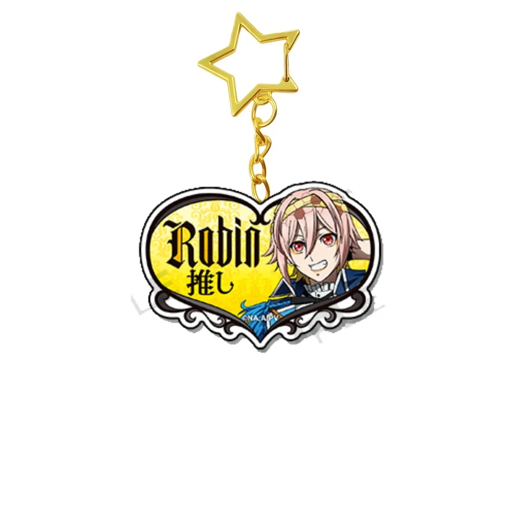 6CM HOT Anime Visual Prison Acrylic Keychain Model Cosplay Charm Characters Ornament Accessories Goods  Gifts