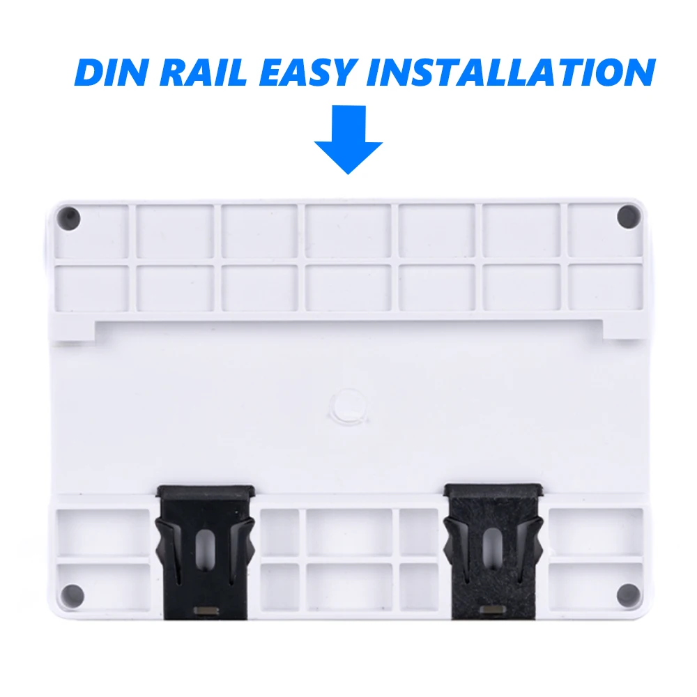 3x230/400V AC 50Hz Din Rail Three Phase Four Wires Power Consumption Watt Energy Meter kWh Wattmeter Household Electric Counter