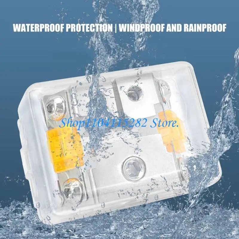  2 Way High Power 40A Fuses Car Stereo Distribution Block Zinc Alloy Construction