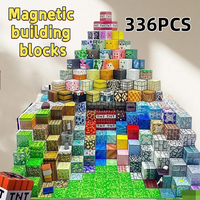 Magnetic Building Block Magnet Cube Mine World Set for Boy Girl Kid Age 3+ DIY Model Children STEM Sensory Toy Christmas Gift