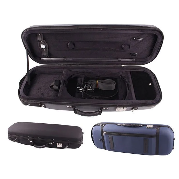 Blue Super Protection Oblong Shaped 4/4 Violin Case Cкрипка  كمان Ammoon w/ Soft Interior 2.3kg