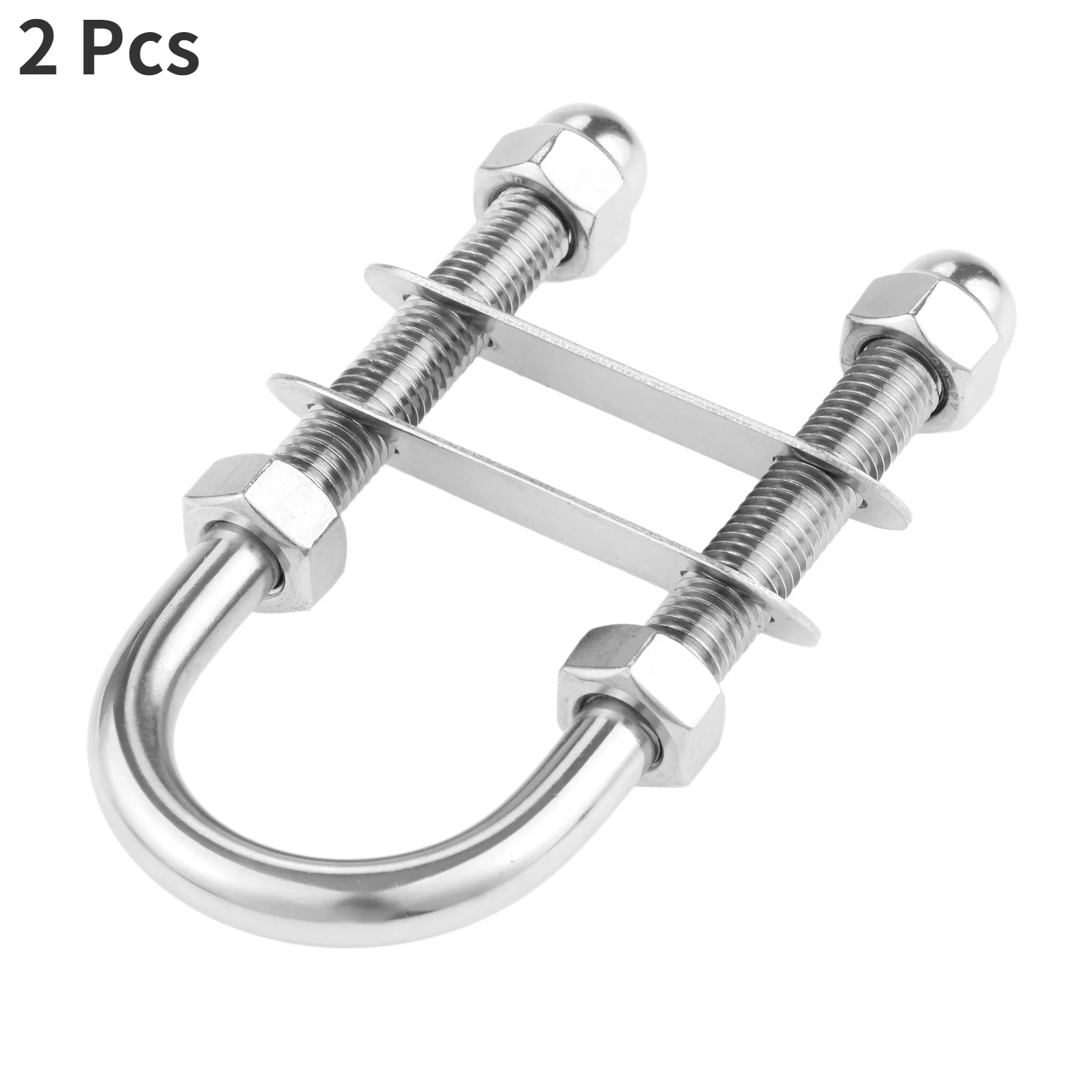 2Pcs Bow Stern Eye U Bolt Marine 316 Stainless Steel Boat Marine Bolt Rope And Rigging Shrouds M12 x 130 Yacht Boats Accessories