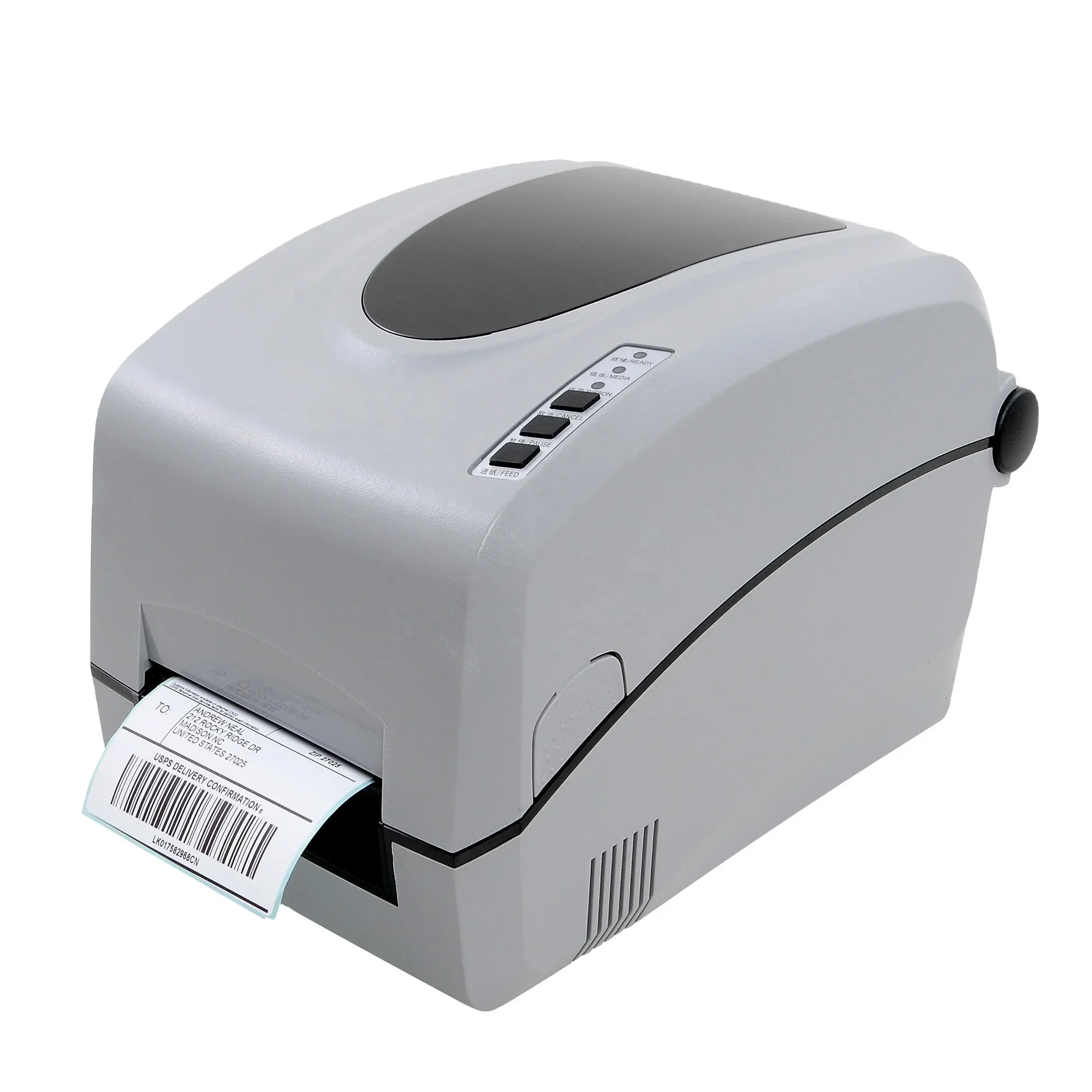 

uhf sticker printer rfid label/ ticket /paper wristband smart label encoding machine with write and printing rfid machine