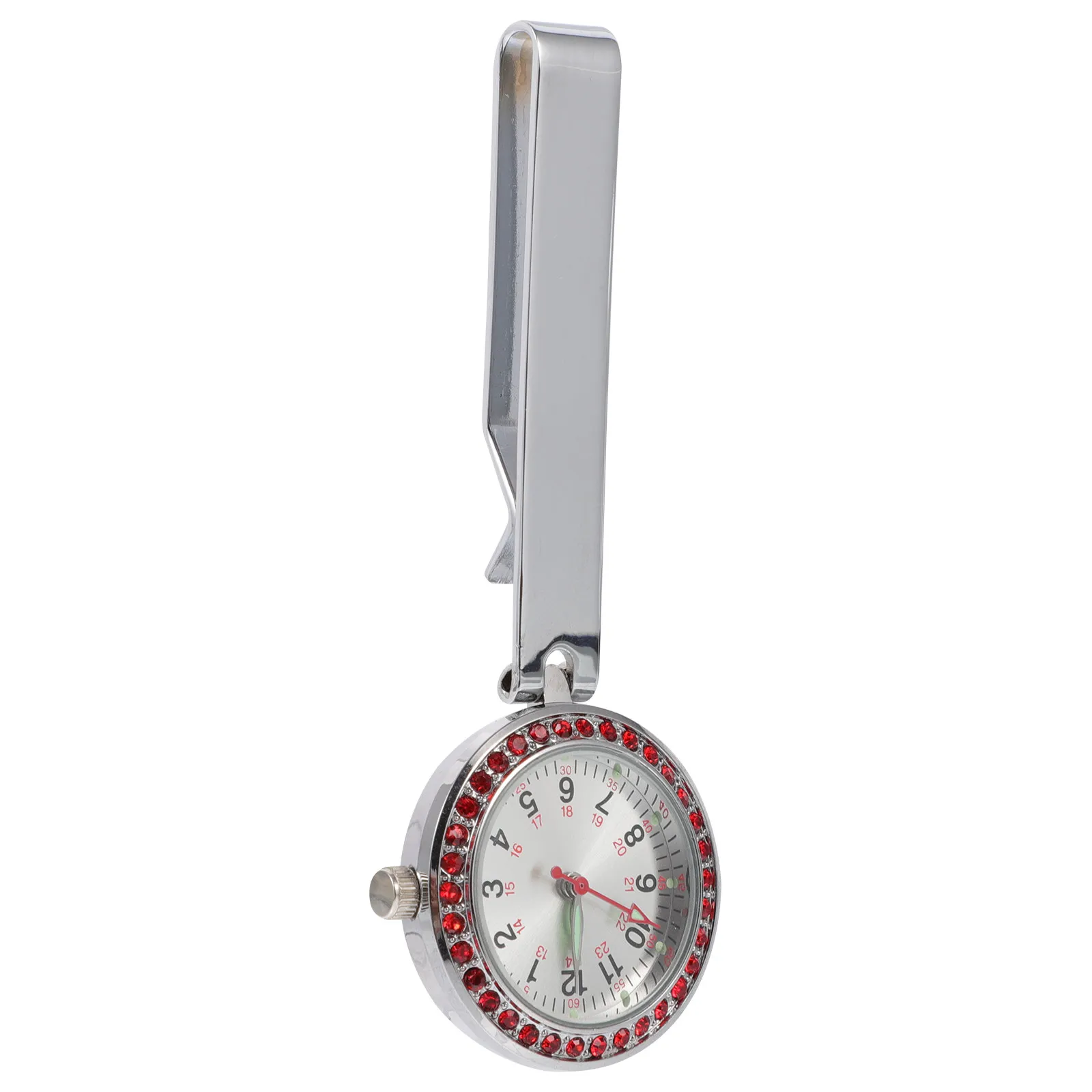 

Luminous Pocket Watch Exquisite Crafted Portable Hanging Watch for Medical Staff Nurses Doctors Reliable Clip-on Timepiece