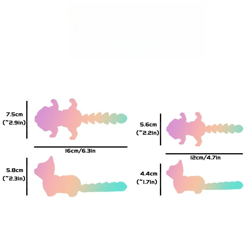 3D Printed Cats Movable Joint Fidget Toys Stress Relief Decompression Desktop Ornament Kid Figure Грачка для дорослих дітей