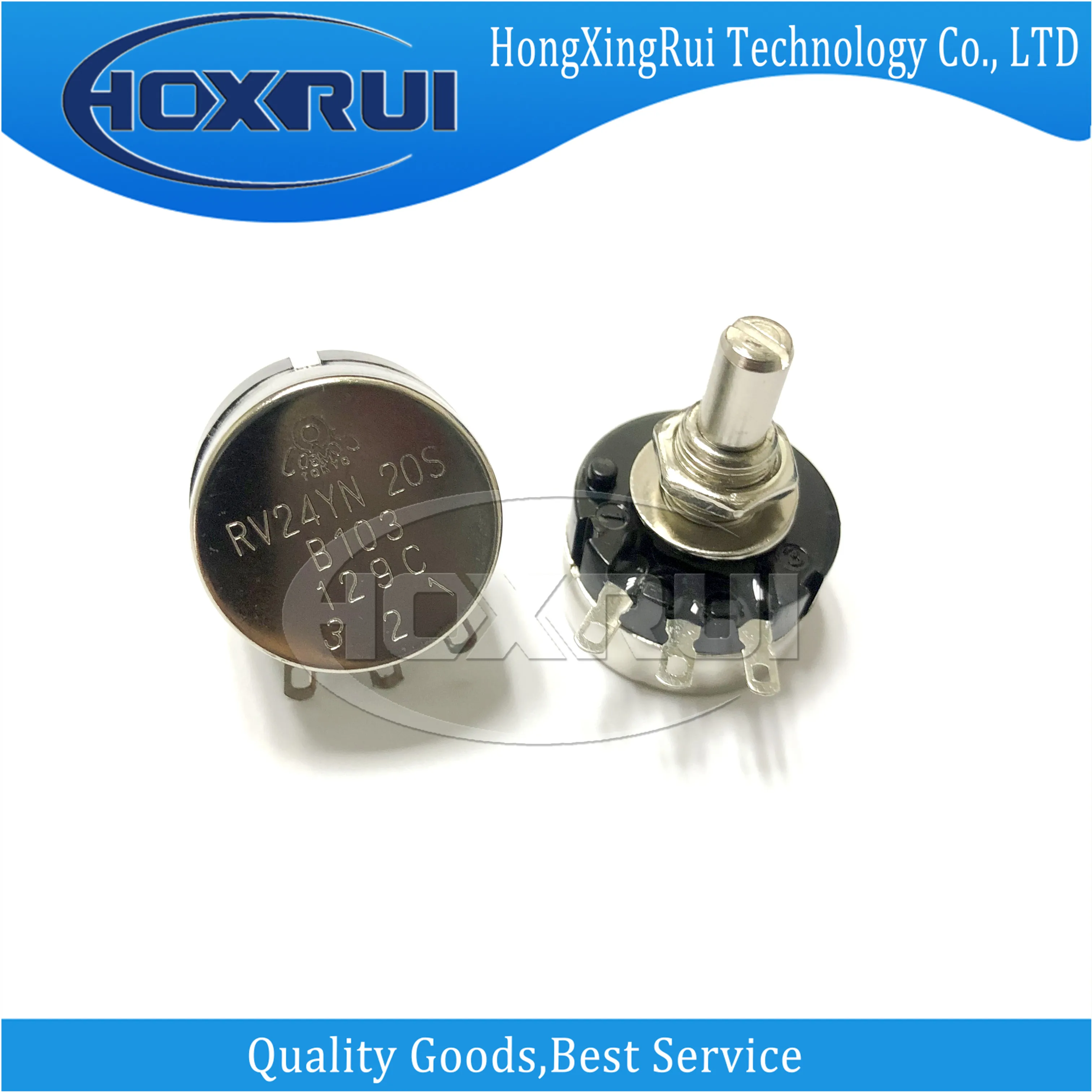 

RV24YN20SB103 DIP RV24YN 20S Adjustable single-turn carbon film potentiometer 10K resistance precision