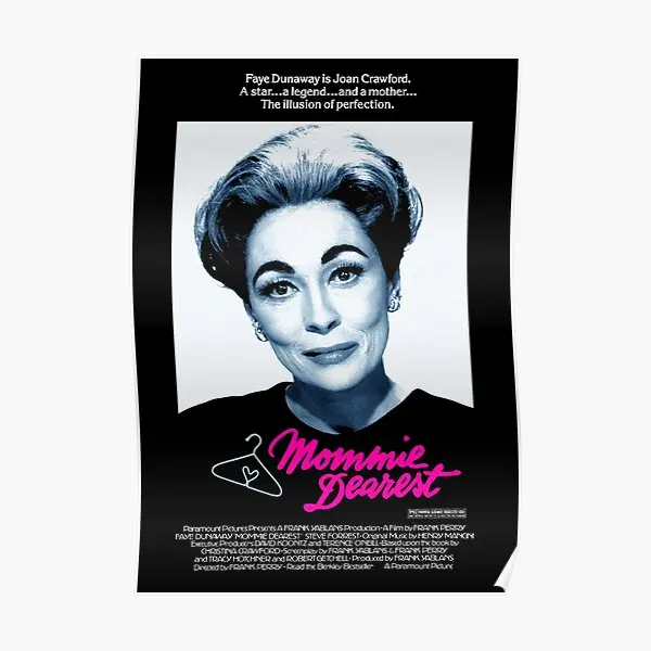 Mommie Dearest Joan Crawford  Poster Vintage Art Room Modern Mural Decor Funny Picture Painting Home Decoration Print No Frame