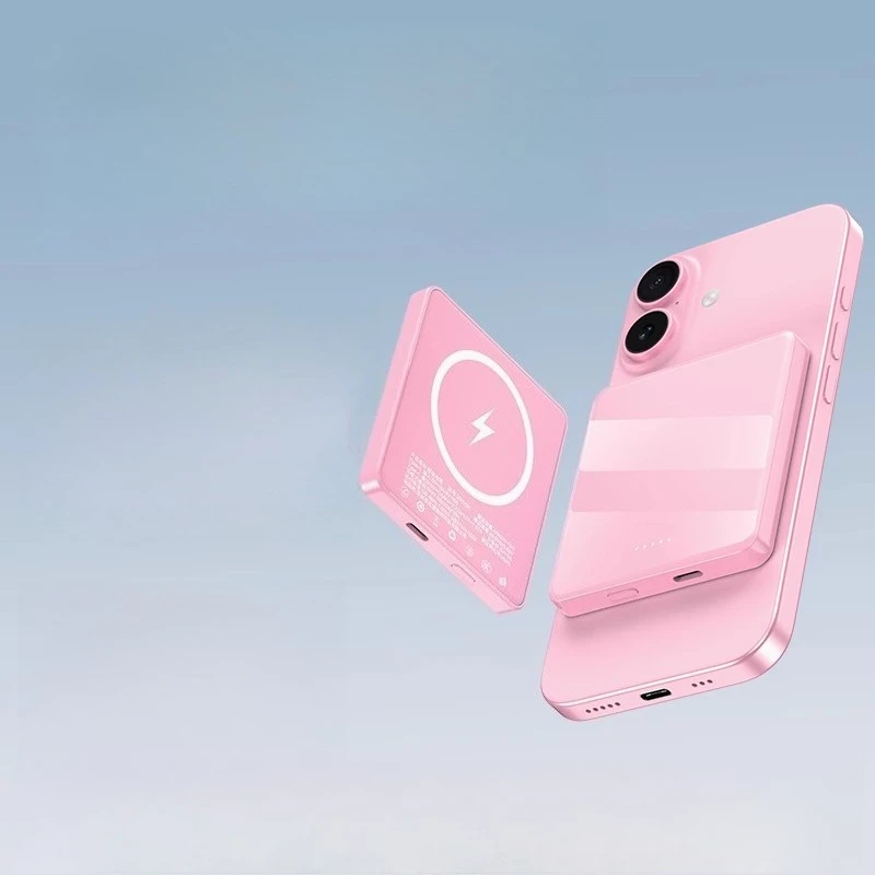 20000mAh Magnetic Wireless Fast Charging Power Bank Magsafe Portable Mobile Power Supply