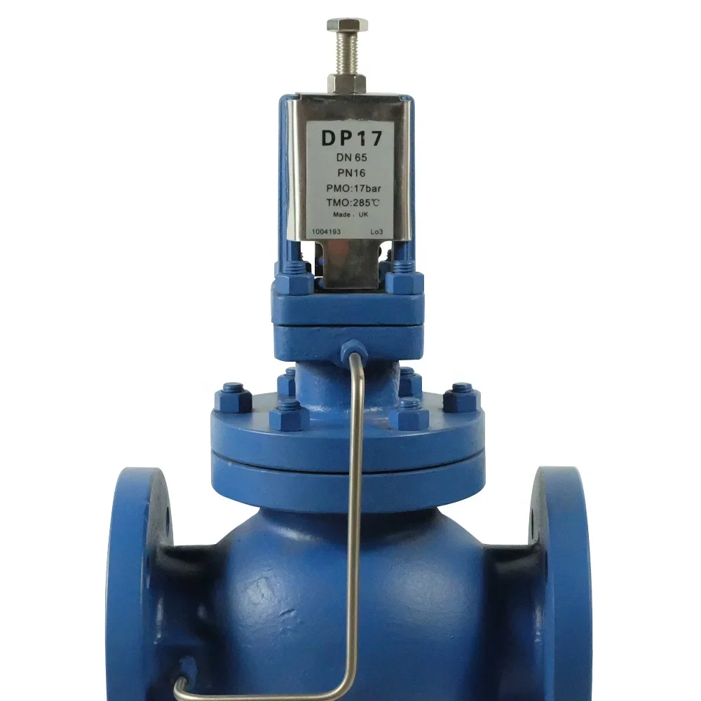 DKV DP17 Pilot Operated Pressure Reducing Valve DIN DN50 PN16 Flange Pilot Operated Pressure Regulator