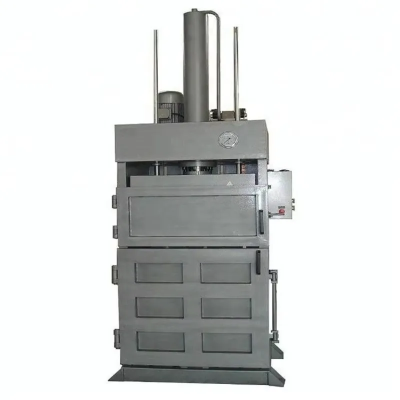 Vertical Hydraulic Hay Baler Farm Use Straw Grass Forage Compression Baling Machine Customized