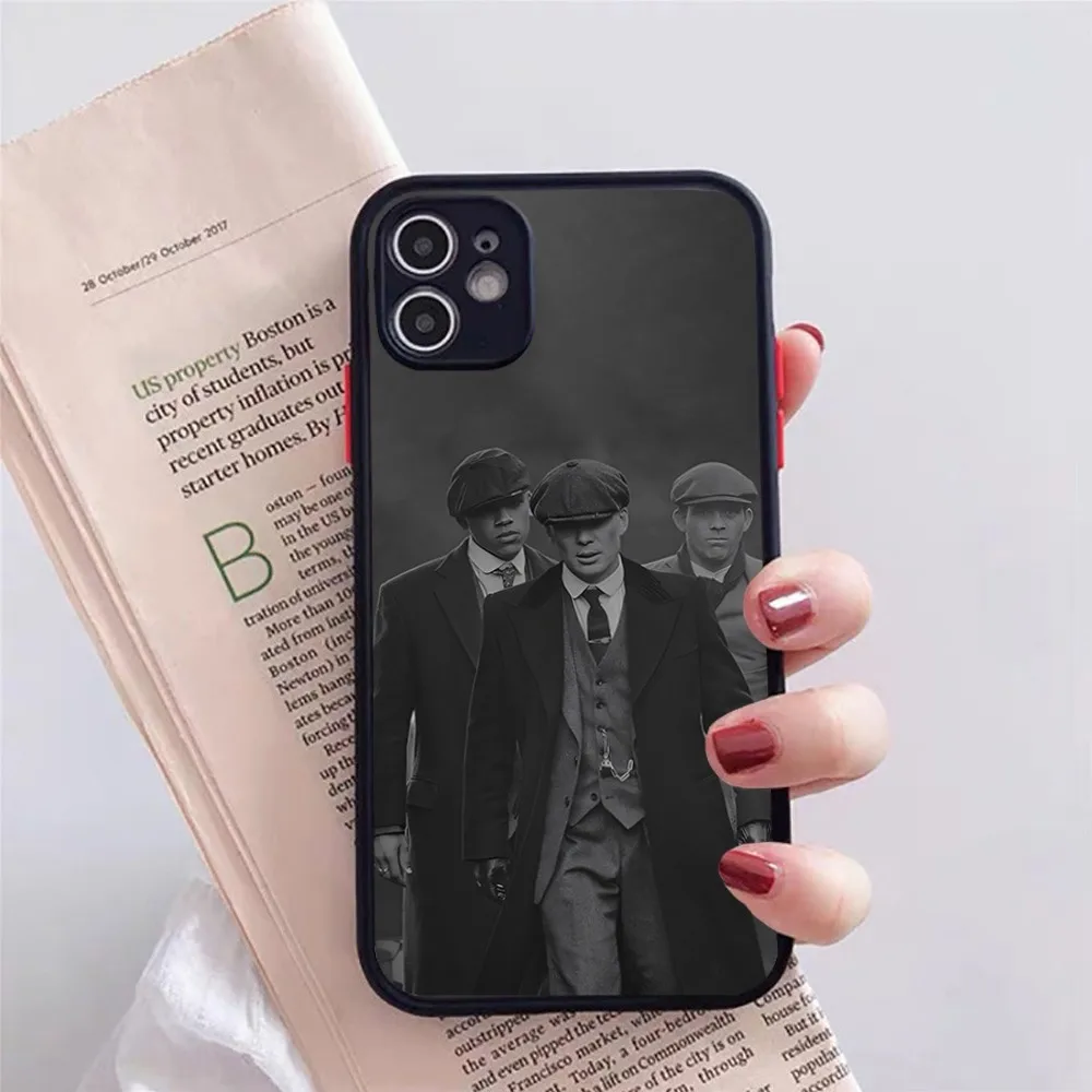 Movie P-Peaky-y-B-Blinders Phone Case For Iphone 11 13 14 Pro Max 7 8 Plus X Xr Xs Max Se2020 12mini Cover Case