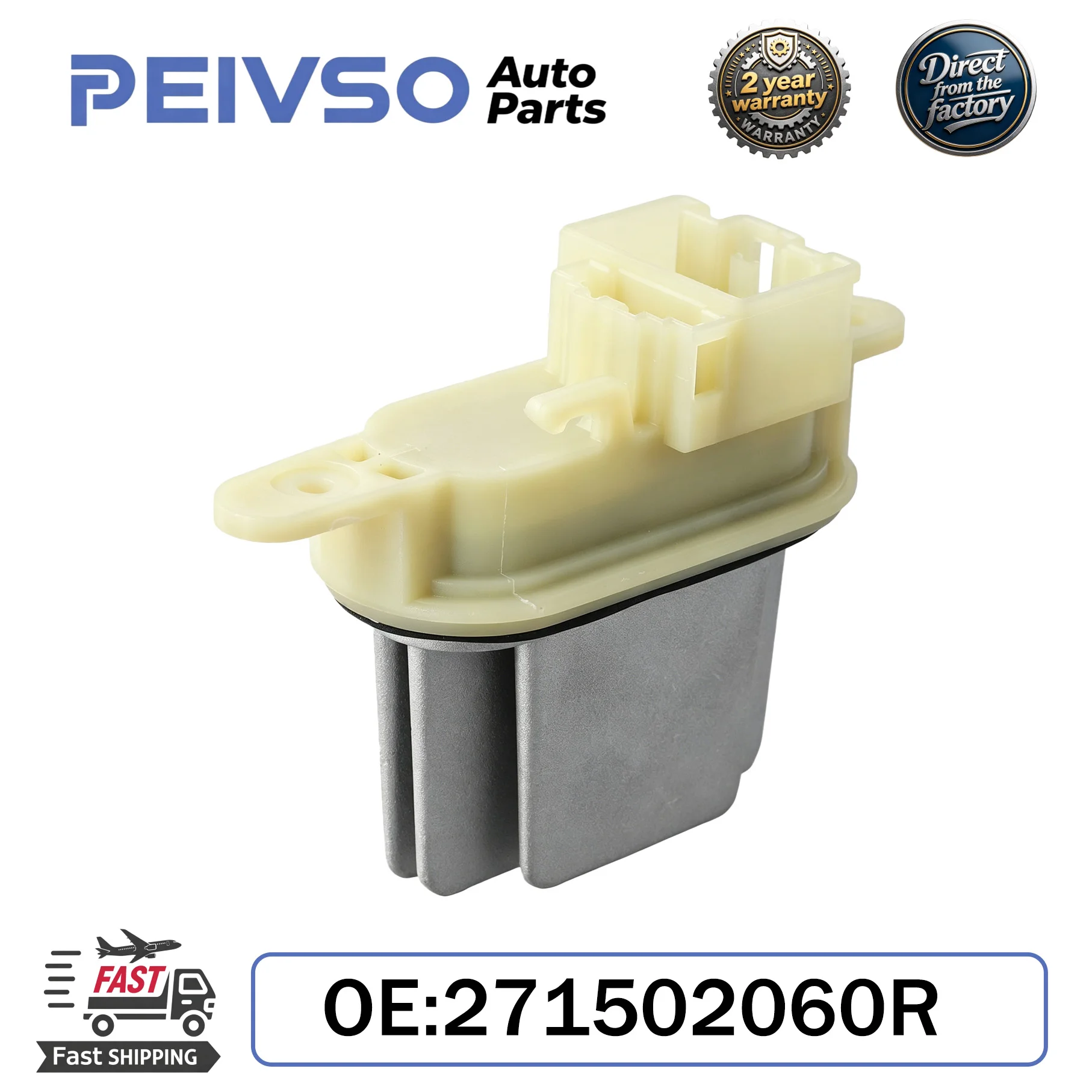 

PEIVSO New Blower Motor Resistor HVAC Fan Controller 52426558 271502060R for Renault Laguna 2007-2010 Car Parts and Accessories