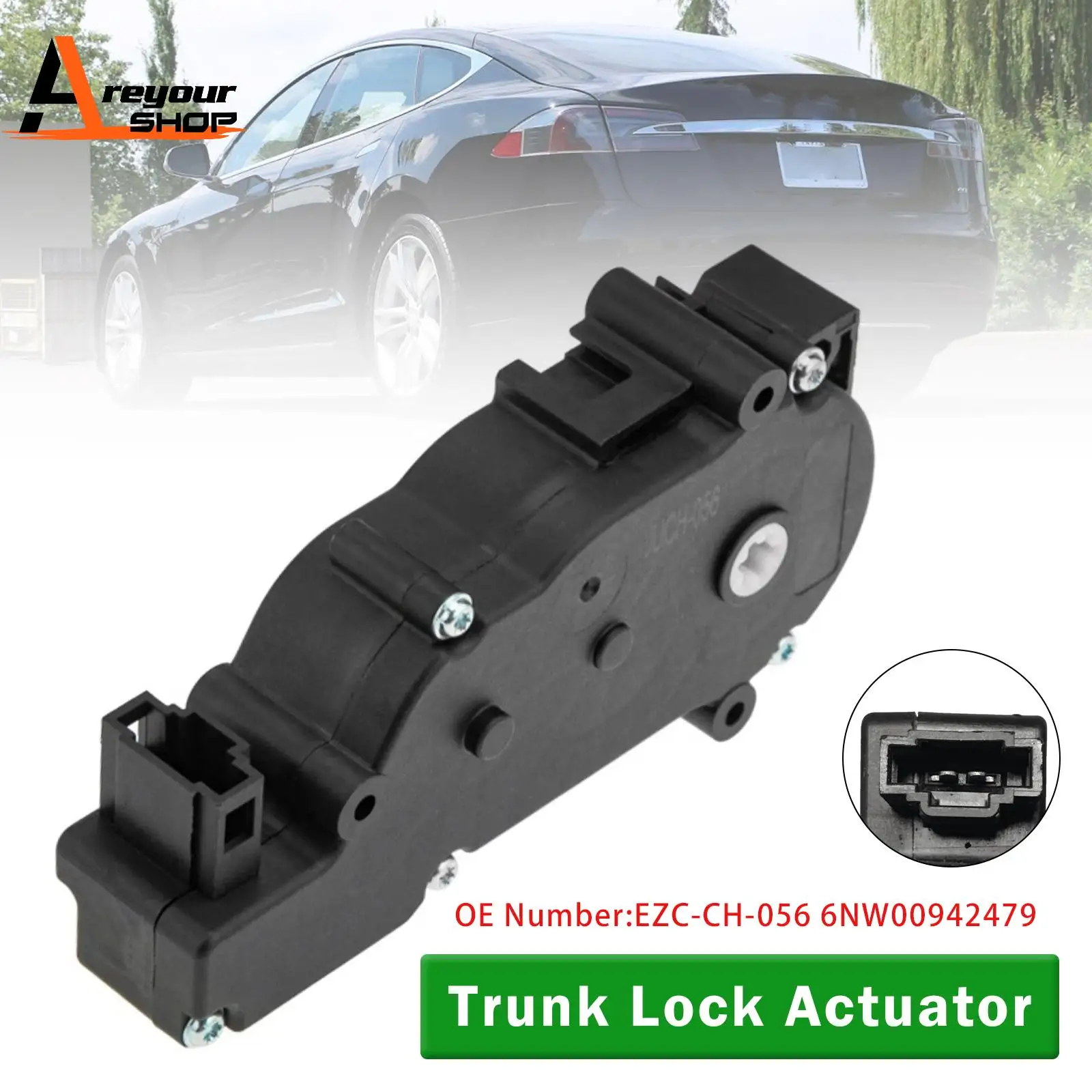 

Areyourshop Rear Trunk Lid Lock Latch Actuator 6NW00942479 for Tesla Model S 5YJS 2012-2025