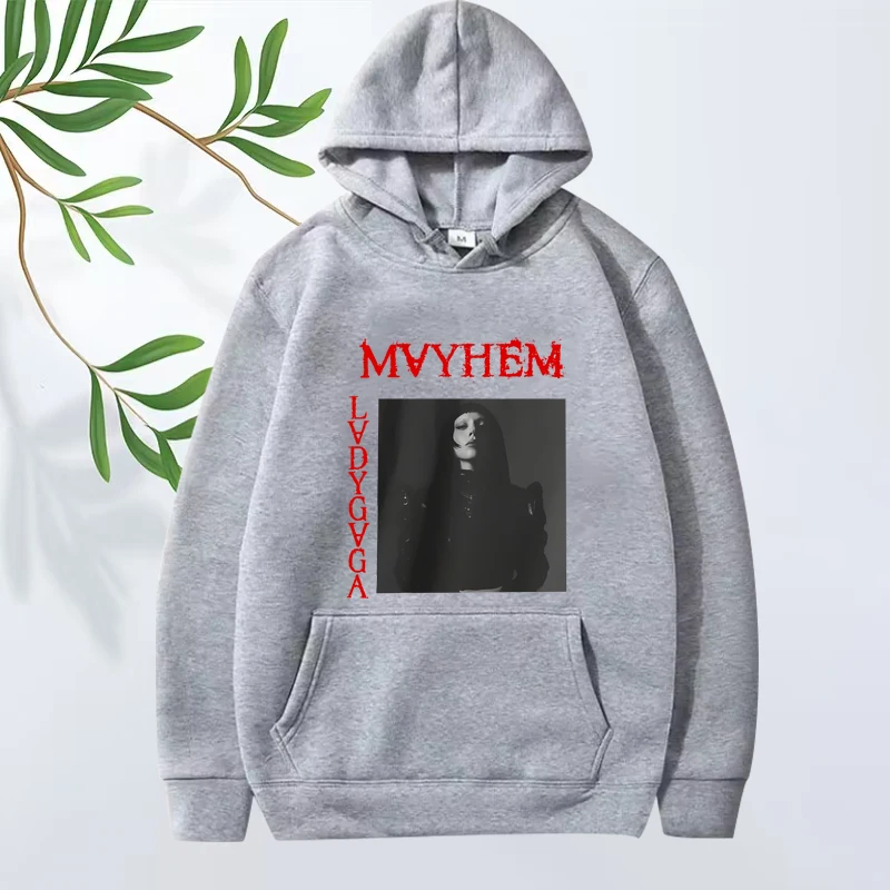 lady gaga Mayhem Gothic Award Design  hoodie men women vintage Long sleeve Sweatshirt with print Graphic oversized hoodie unisex