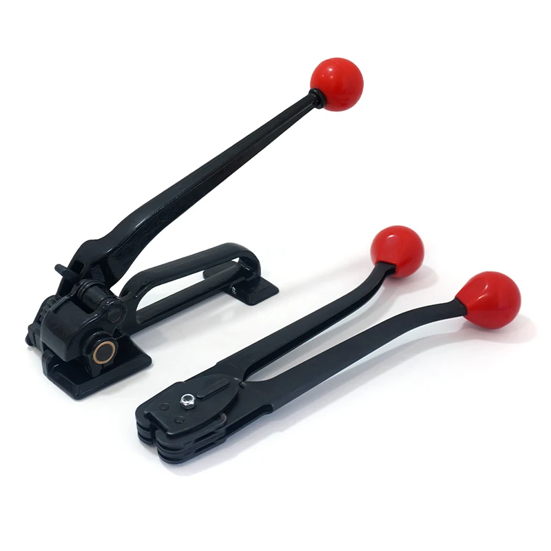 Low Price HB810/HC812 Steel Banding Metal Strap Crimping Tool Tensioner Manual Metal Hand Strapping Tool