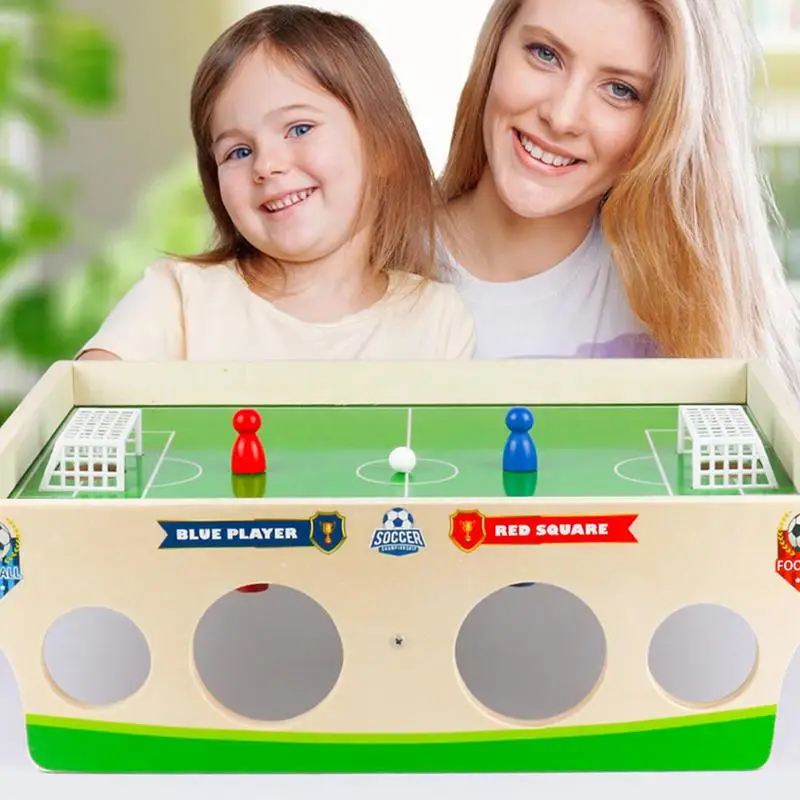 

Table Football Game Magnetic Table Football Wooden Educational Soccer Player Toys Tabletop Games Competition For Kids Boys Girls