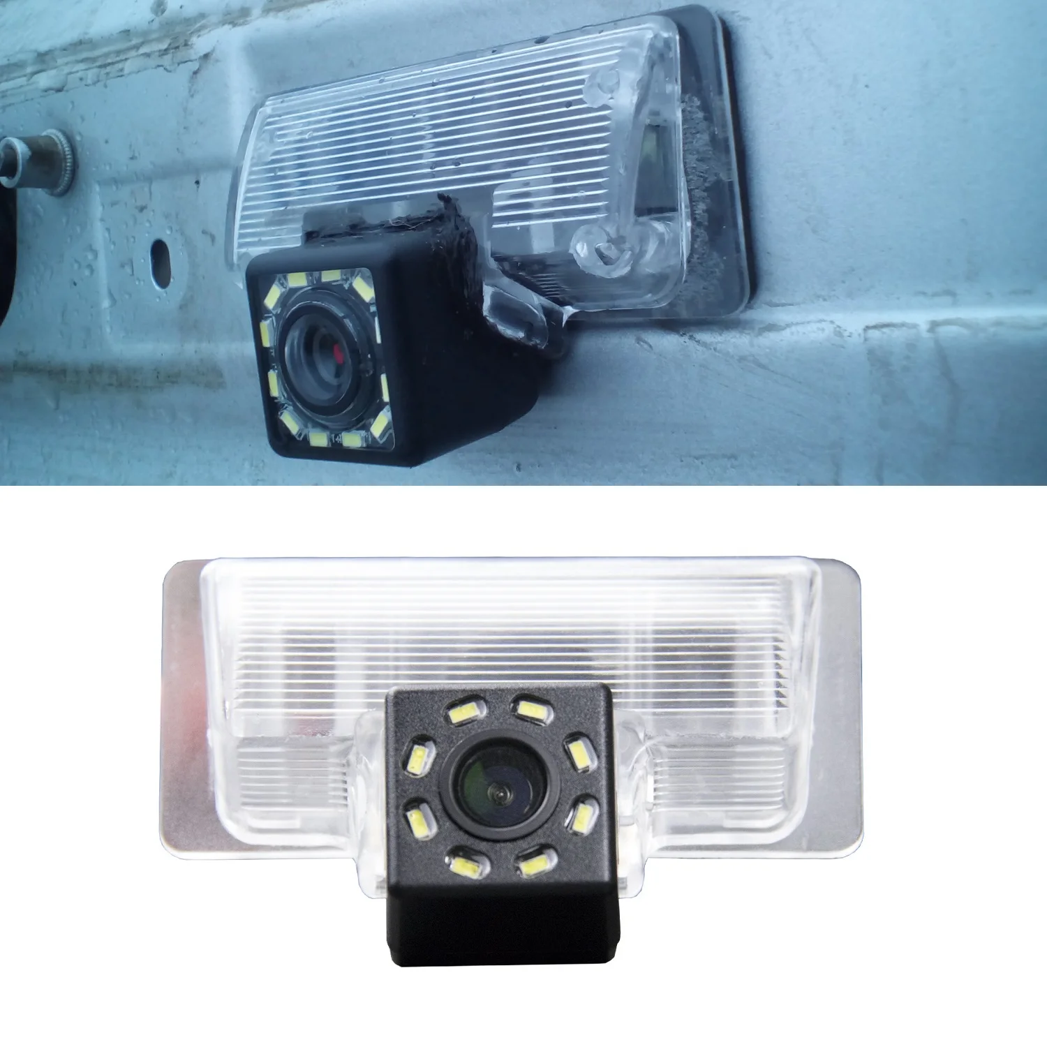 HD Reversing Backup Camera Rear View Night vision Camera With LED for Nissan Almera G15 / Sentra B17 / Bluebird Sylphy 2006
