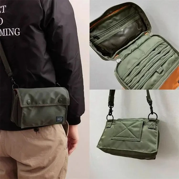 

Port Men Sling Bag Nylon Multi Purpose Waist Pack Lightweight Crossbody Chest Bag Sport Storage