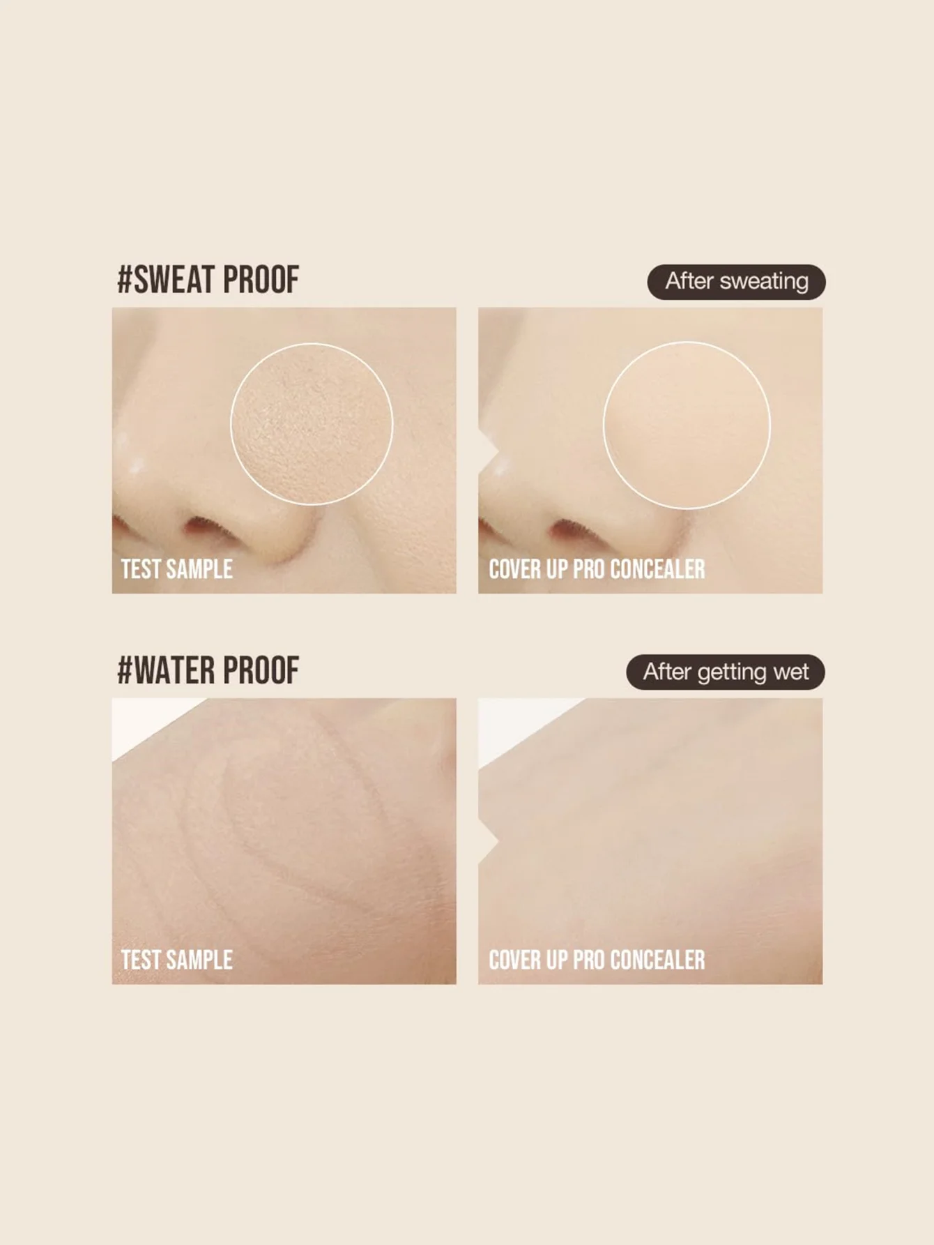 TFIT Three-Coler Concealer Makeup Conceal Cream For Face Eye 10g