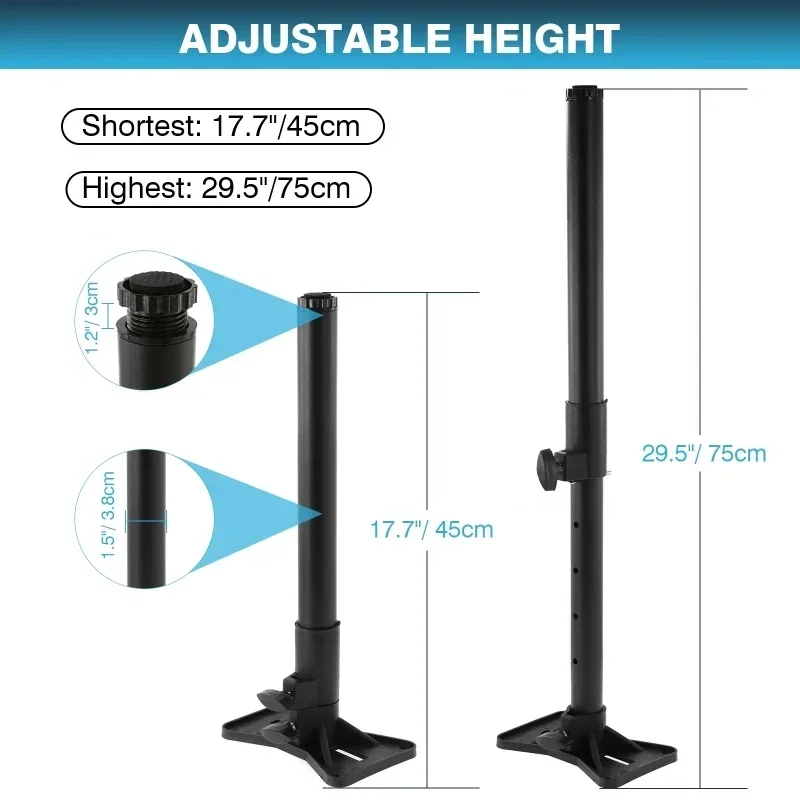 2Pcs Undermount Sink Brackets Supports kit Installation and Repair System for Kitchen and Bathroom 25-35cm /35-60cm/41-70cm