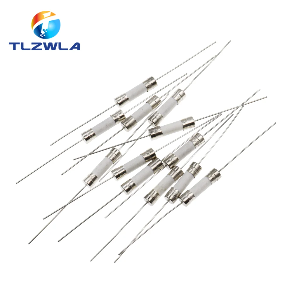 10PCS 5*20mm Fast Break Ceramic Fuse Slow Blow Tube Fuse With a pin 5X20MM 250V 0.5A 1A 2A 3A 4A 5A 6A 7A 8A 10A 12A 15A 20A 25A