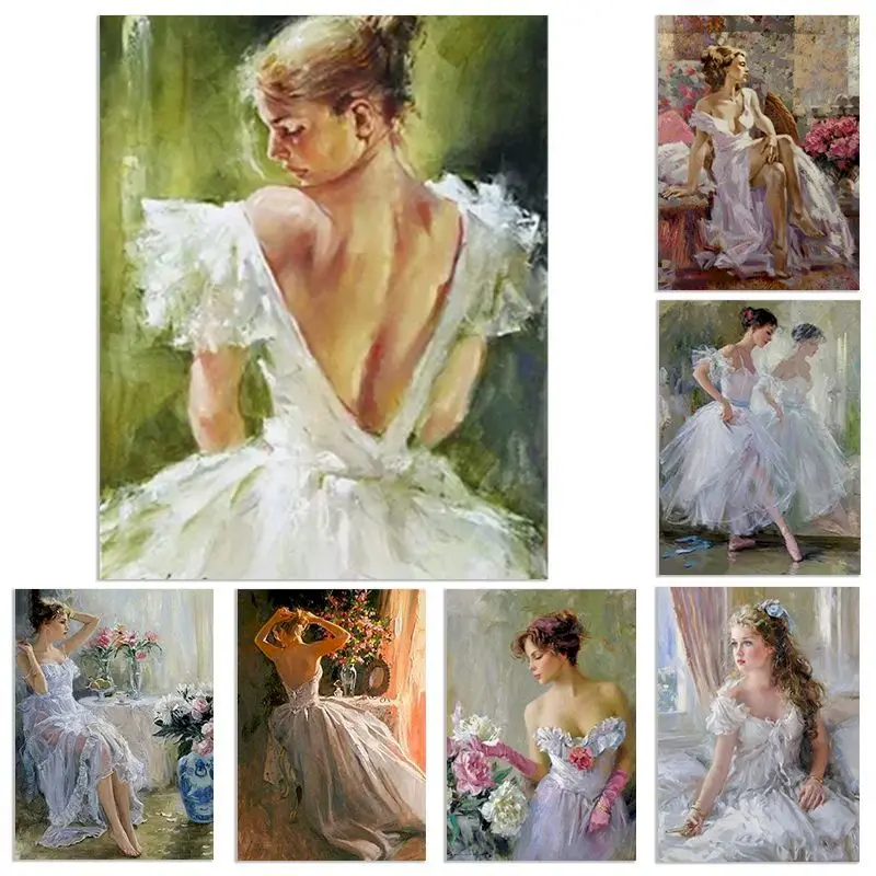 

Полная алмазная живопись Женщина Вышивка крестиком 5D Алмазная вышивка Мозаика Распродажа Портретное ремесло Полный комплект Декор для дома