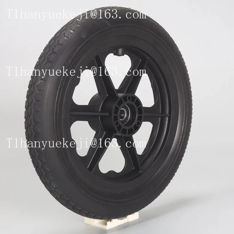 2-inch rear wheel assembly, solid polyurethane rubber 12 1/2 x 2 1/4 wheelchair accessories