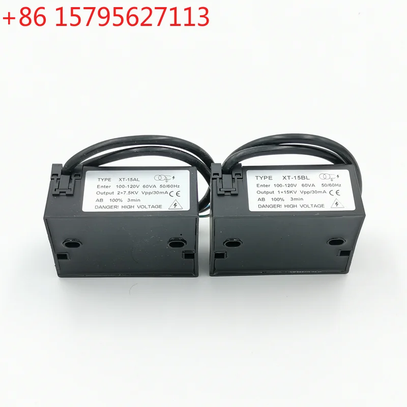 100-120V High-voltage Igniter Fuel Oil Boiler Ignition Transformer Gas Burner Ignitor Control Unit 110V Single/bipolar