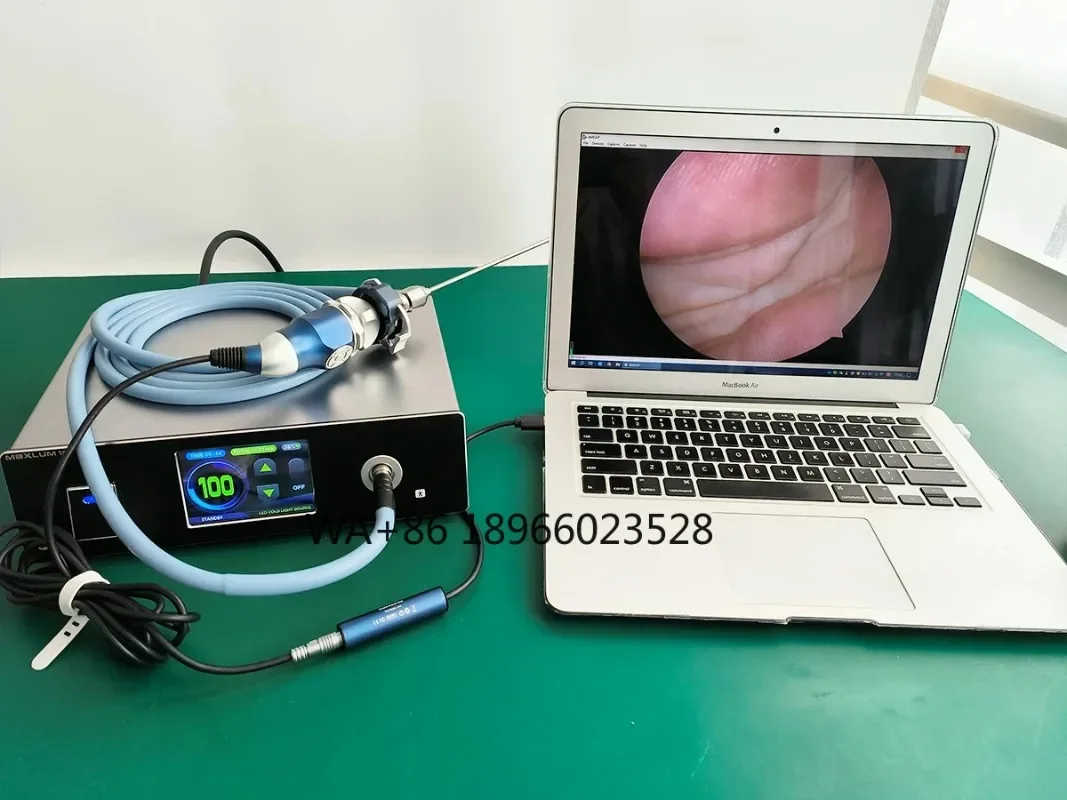 

LED Cold Light Source 100W with 2.5m Light Cable Laparoscopy Surgery