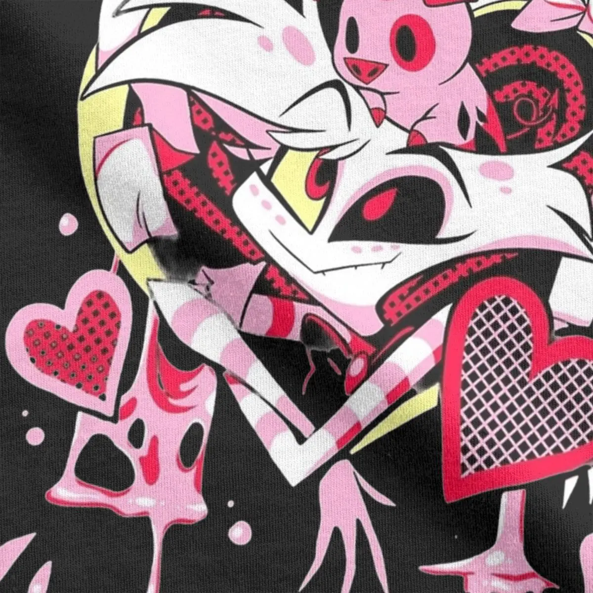 Hazbin Angel Dust Hotels T-Shirt for Men anime express Hotel Funny Cotton Tees Round Collar Short Sleeve T Shirt Adult Tops image 3