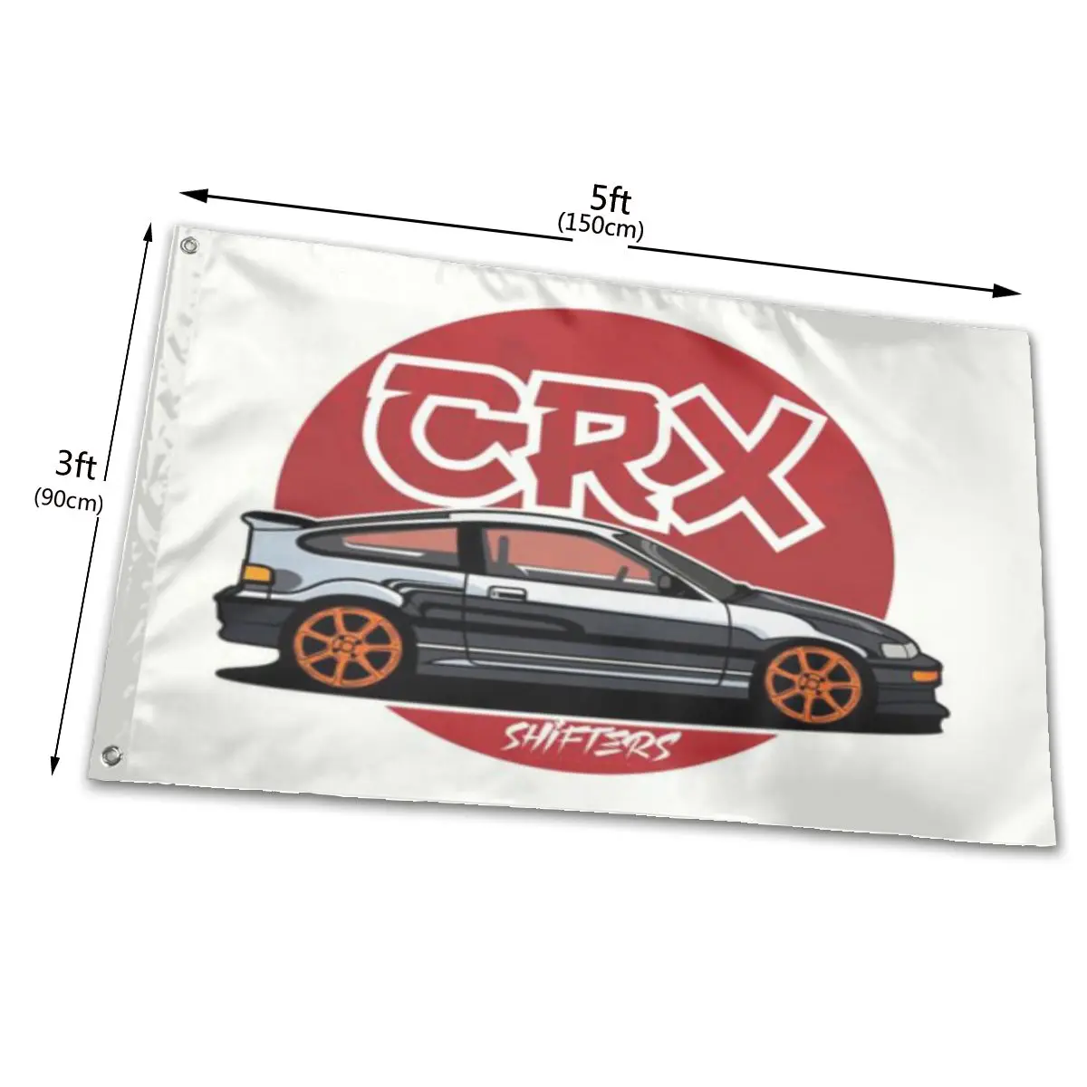 Honda Crx 894 Flag Banner Home Outdoor Gift Party Gays Flag Of Russia Table Flag