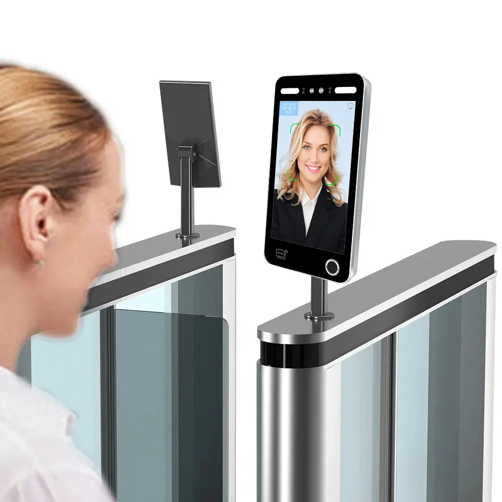 10-Inch Smart Biometric Access Control Outdoor RFID Fingerprint Reader With  Face Recognition Night Vision Reset Features