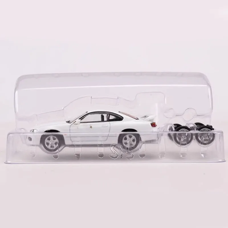 Diecast 1:64 Scale Nissan Silvia S15 Sports Car Simulation Alloy Toy Car Model Static Decoration Classic Collection